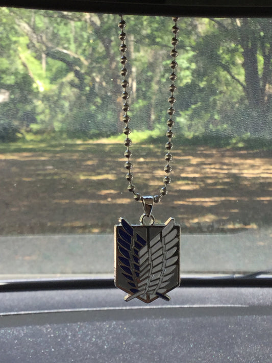 Survey Corps Rear View Mirror Car Charm/Anime Attack on Titan Car Charm